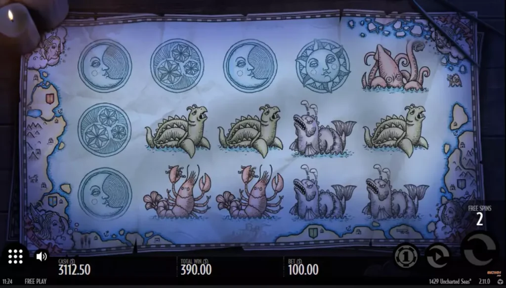 Бонус 1429 Uncharted Seas